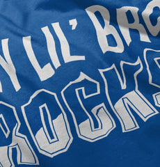 My Lil' Bro Rocks Infant Toddler T Shirt-Direct To Garment Print-Brisco Baby