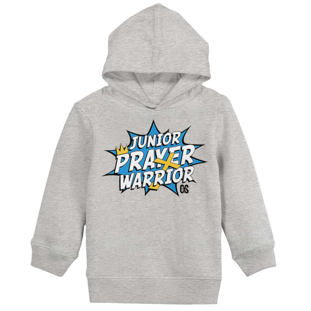 Prayer Warrior Toddler Pullover Hoodie-Direct To Garment Print-Brisco Baby