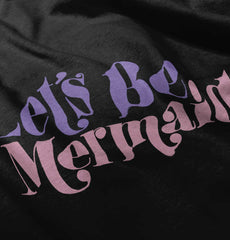 Let's Be Mermaids Romper Bodysuit-Direct To Garment Print-Brisco Baby