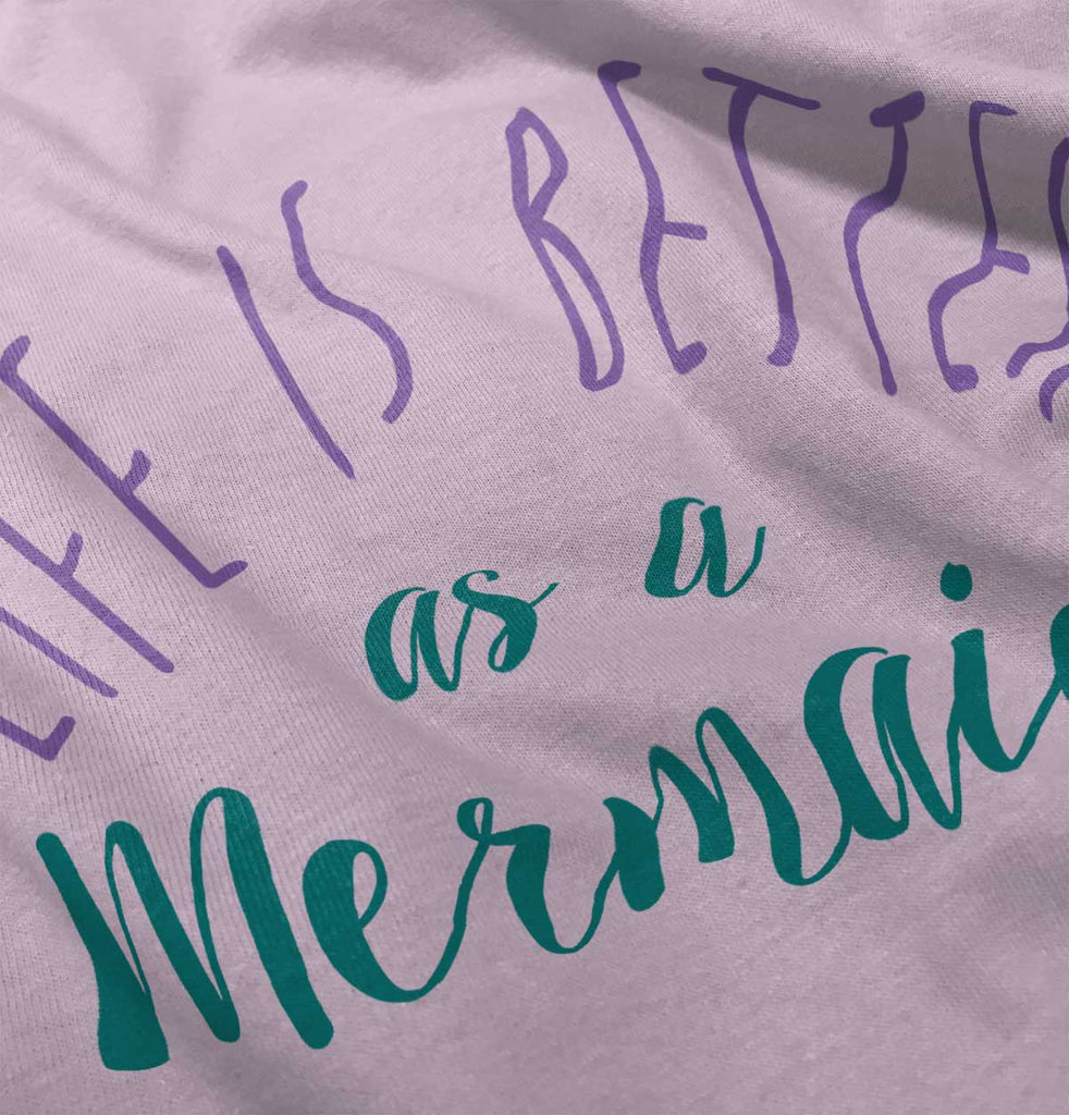 Mermaid Life Infant Baby Bib-Direct To Garment Print-Brisco Baby