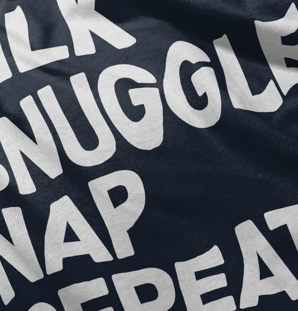 Milk Snuggle Nap Infant Toddler T Shirt-Direct To Garment Print-Brisco Baby