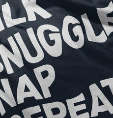 Milk Snuggle Nap Infant Toddler T Shirt-Direct To Garment Print-Brisco Baby