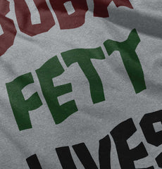 Boba Fett Lives Romper Bodysuit-Direct To Garment Print-Brisco Baby