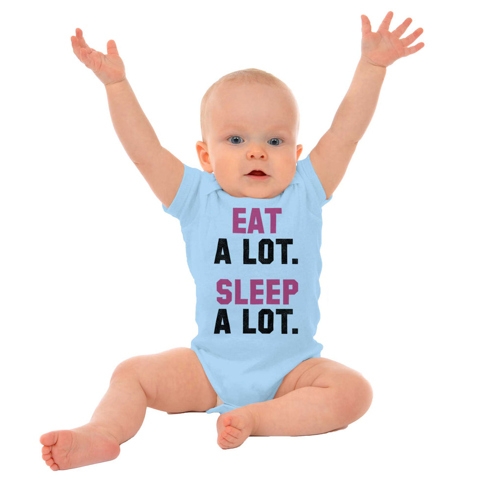 Sleep A Lot Romper Bodysuit-Direct To Garment Print-Brisco Baby