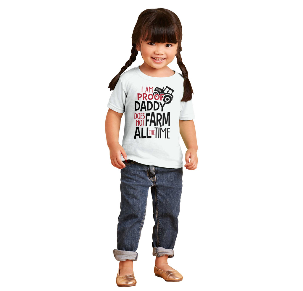 Farm All The Time Infant Toddler T Shirt-Direct To Garment Print-Brisco Baby