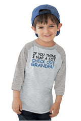 Check Out Grandpa Toddler Baseball-Direct To Garment Print-Brisco Baby