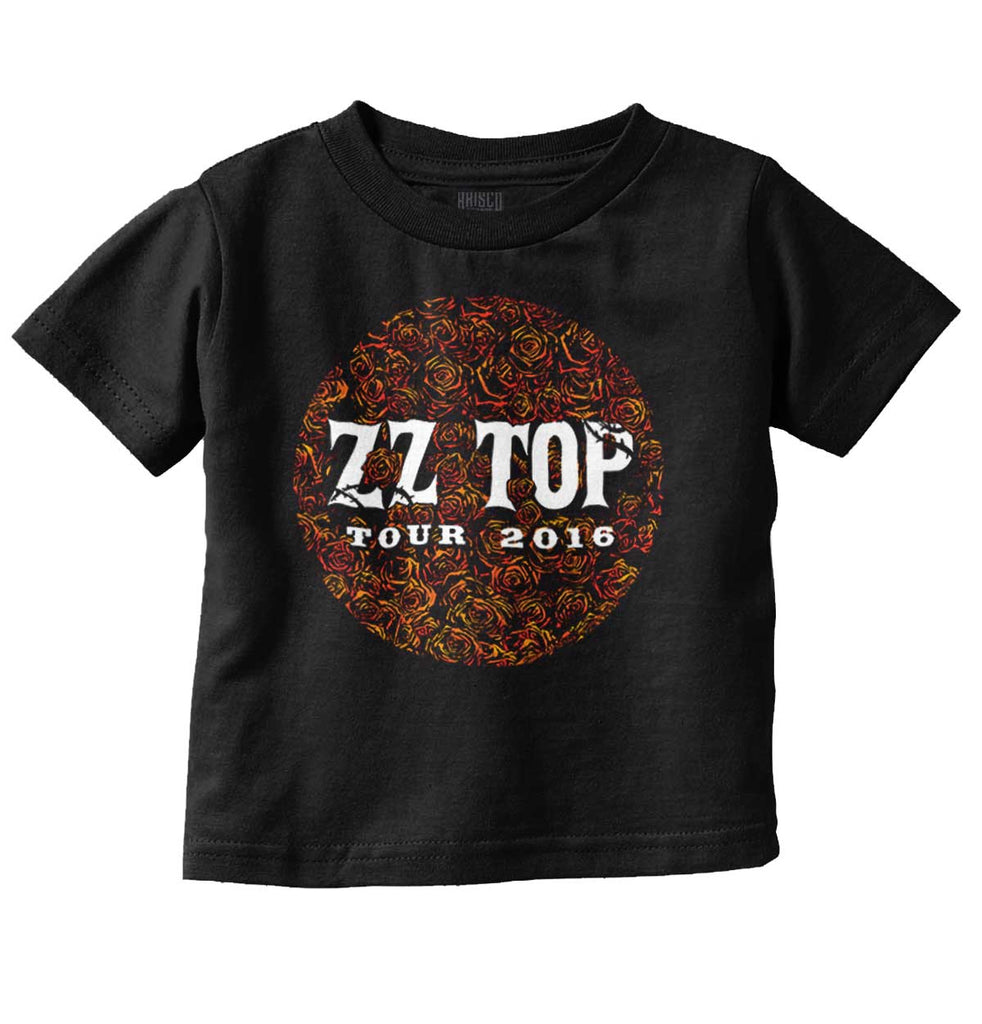 ZZ Tour 2016 Infant Toddler T Shirt-Direct To Garment Print-Brisco Baby