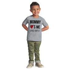 Mommy Loves Me Infant Toddler T Shirt-Direct To Garment Print-Brisco Baby