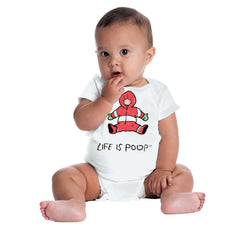 Winter Jacket Romper Bodysuit-Direct To Garment Print-Brisco Baby