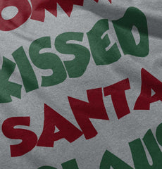 Mommy Kissed Santa Claus Infant Toddler T Shirt-Direct To Garment Print-Brisco Baby