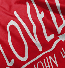 Loved Ringer Romper Bodysuit-Direct To Garment Print-Brisco Baby