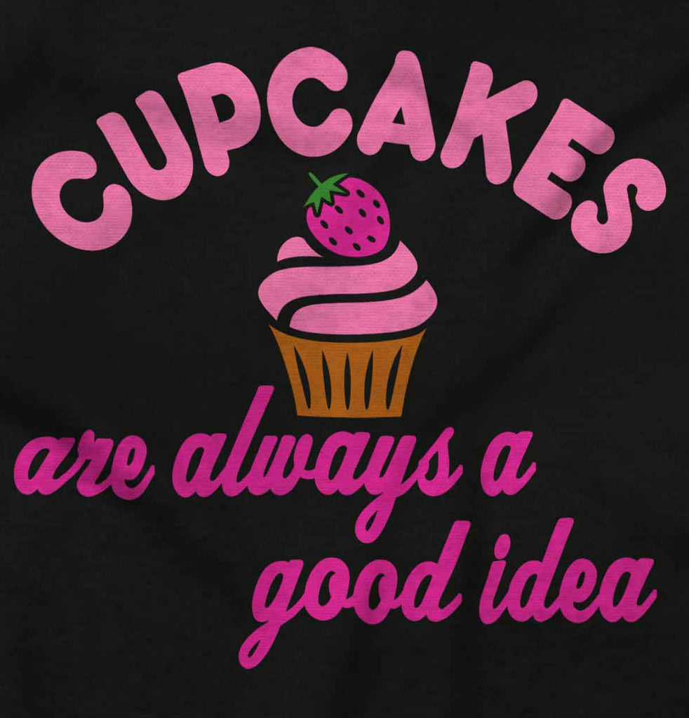 Cupcakes Infant Toddler T Shirt-Direct To Garment Print-Brisco Baby
