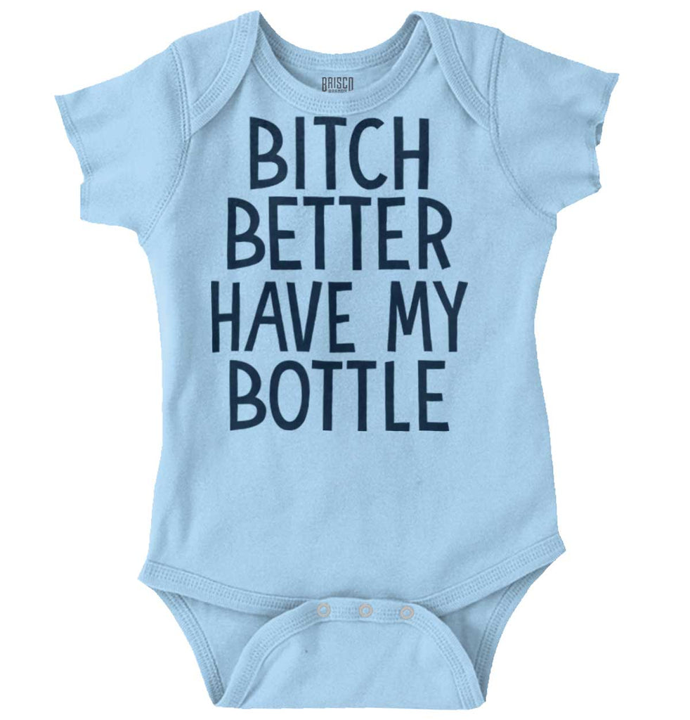 My Bottle Romper Bodysuit-Direct To Garment Print-Brisco Baby