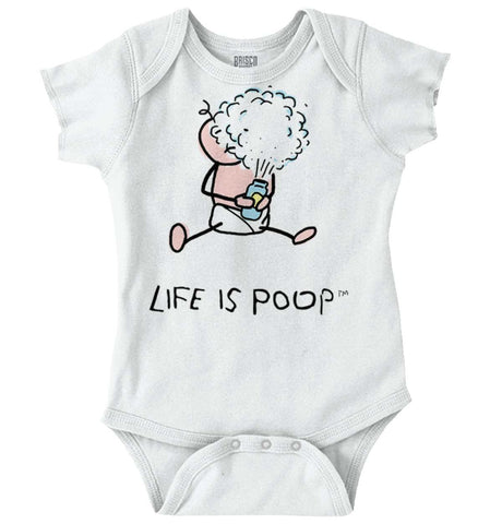 Baby Powder Romper Bodysuit-Direct To Garment Print-Brisco Baby