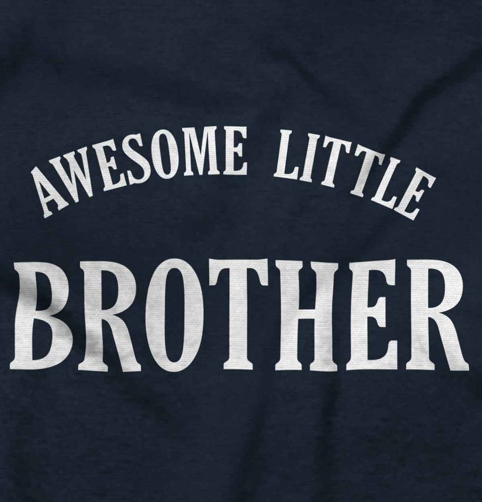 Awesome Little Brother Romper Bodysuit-Direct To Garment Print-Brisco Baby