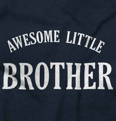 Awesome Little Brother Romper Bodysuit-Direct To Garment Print-Brisco Baby