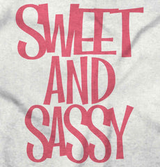 Sweet and Sassy Infant Toddler T Shirt-Direct To Garment Print-Brisco Baby