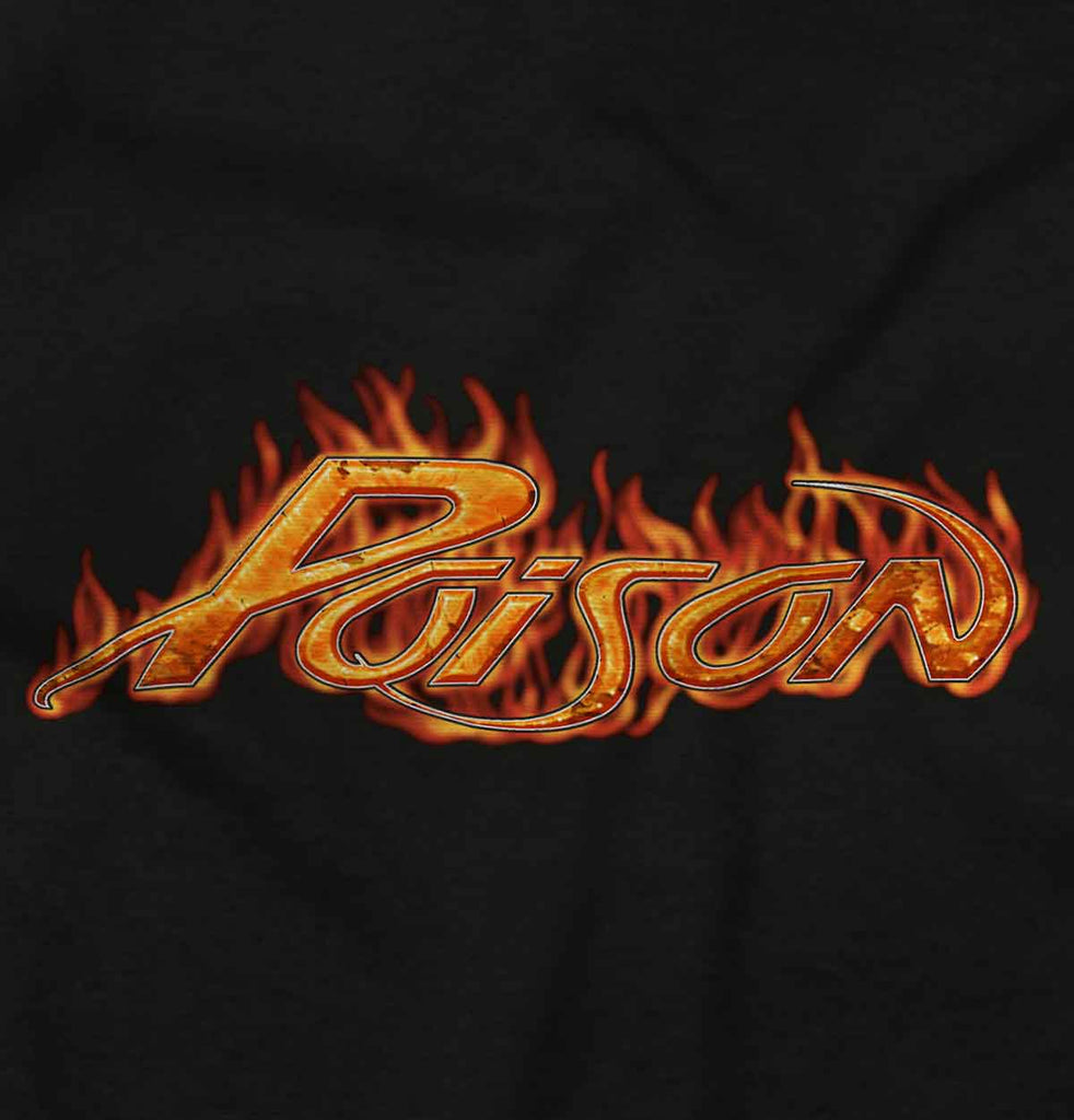 Flames Of Poison Infant Baby Bib-Direct To Garment Print-Brisco Baby