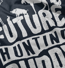 Future Deer Hunting Bud Romper Bodysuit-Direct To Garment Print-Brisco Baby