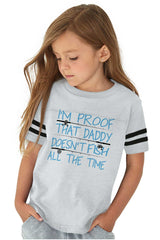 Fish All The Time Toddler Football Jersey Tee-Direct To Garment Print-Brisco Baby