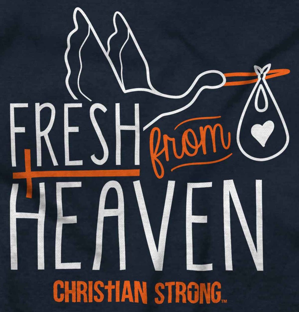 Fresh From Heaven Infant Toddler T Shirt-Direct To Garment Print-Brisco Baby