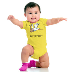 Stork Romper-Direct To Garment Print-Brisco Baby