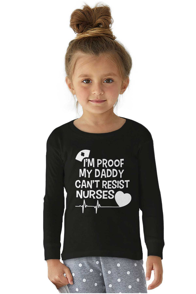 Can't Resist Nurses Solid Baby Pajama Top-Direct To Garment Print-Brisco Baby