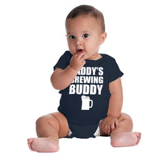 Brewing Buddy Romper Bodysuit-Direct To Garment Print-Brisco Baby