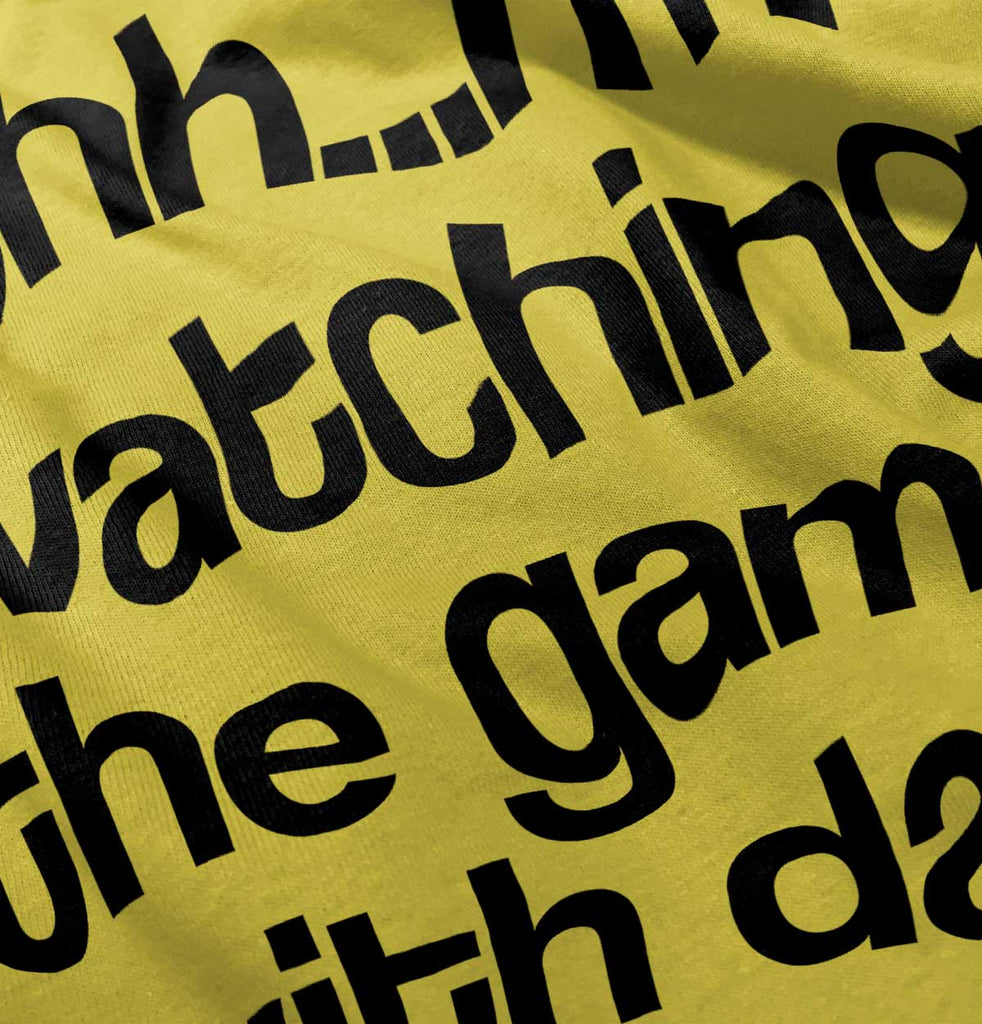 Watching the Game Romper Bodysuit-Direct To Garment Print-Brisco Baby