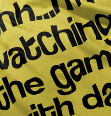 Watching the Game Romper Bodysuit-Direct To Garment Print-Brisco Baby