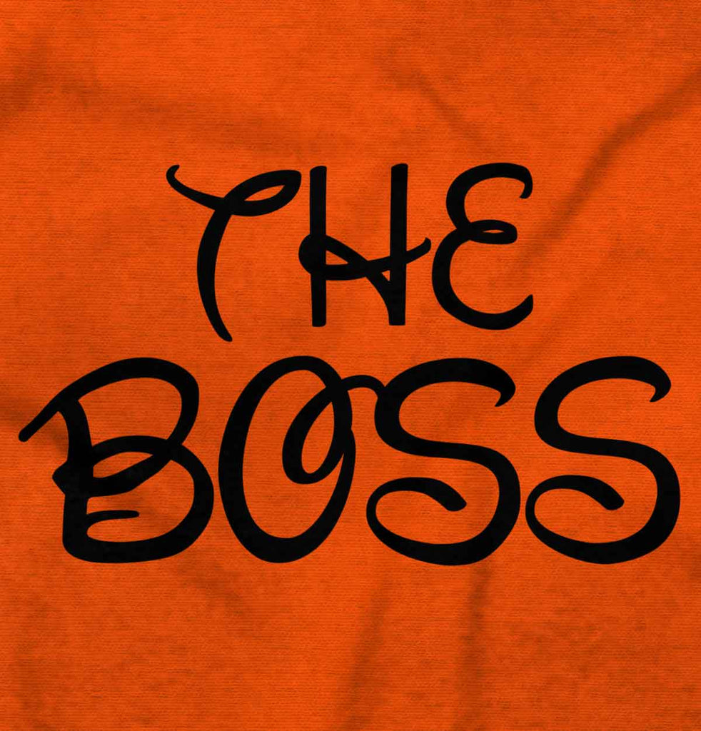 The Boss Infant Toddler T Shirt-Direct To Garment Print-Brisco Baby