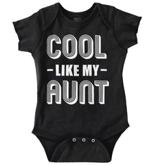 Cool Like My Aunt Romper Bodysuit-Direct To Garment Print-Brisco Baby