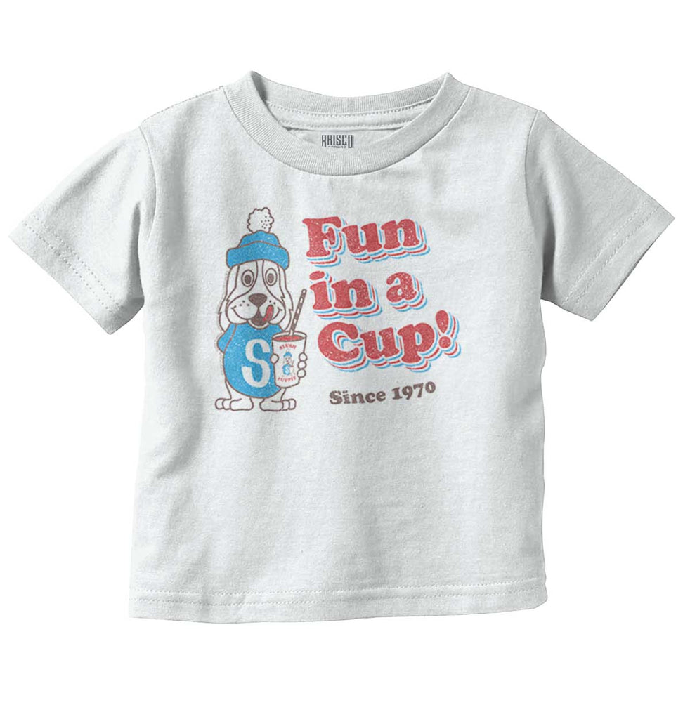 Fun In A Cup Infant Toddler T Shirt-Direct To Garment Print-Brisco Baby