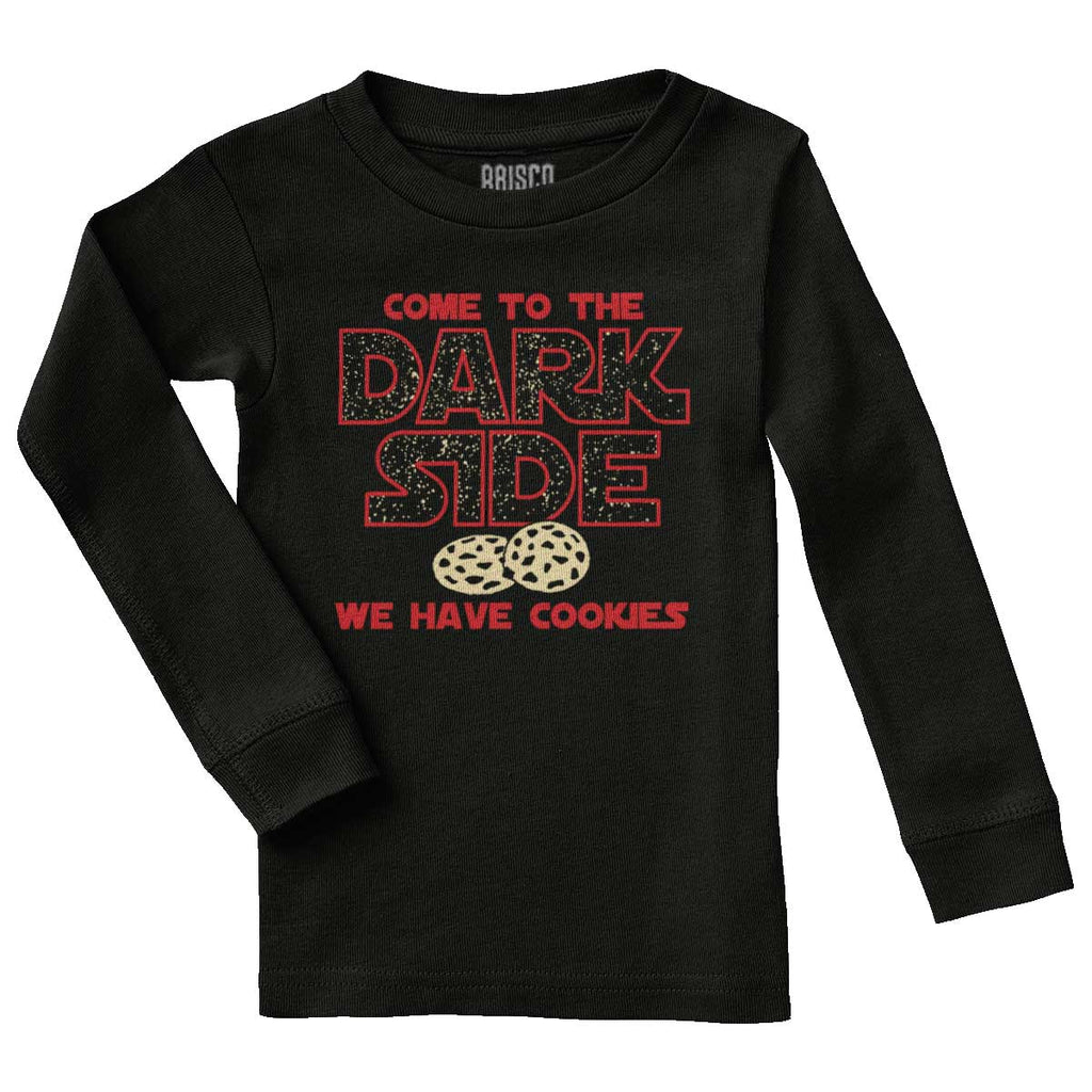 Come To The Dark Side Solid Baby Pajama Top-Direct To Garment Print-Brisco Baby
