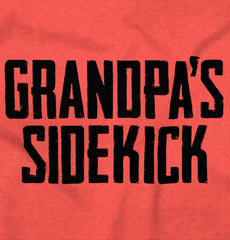 Grandpa's Sidekick Toddler Football Jersey Tee-Direct To Garment Print-Brisco Baby