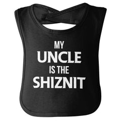 Uncle Shiznit Infant Baby Bib-Direct To Garment Print-Brisco Baby