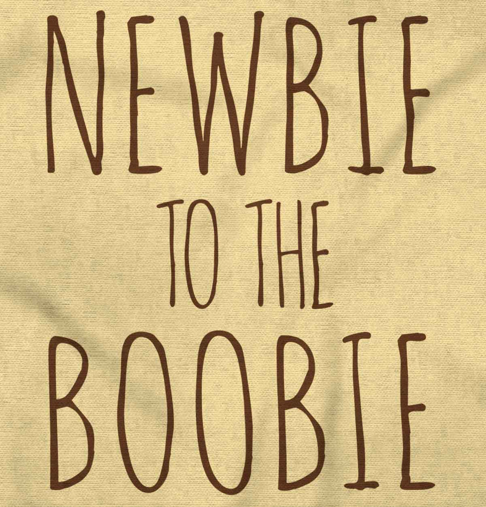 Newbie Boobie Romper Bodysuit-Direct To Garment Print-Brisco Baby