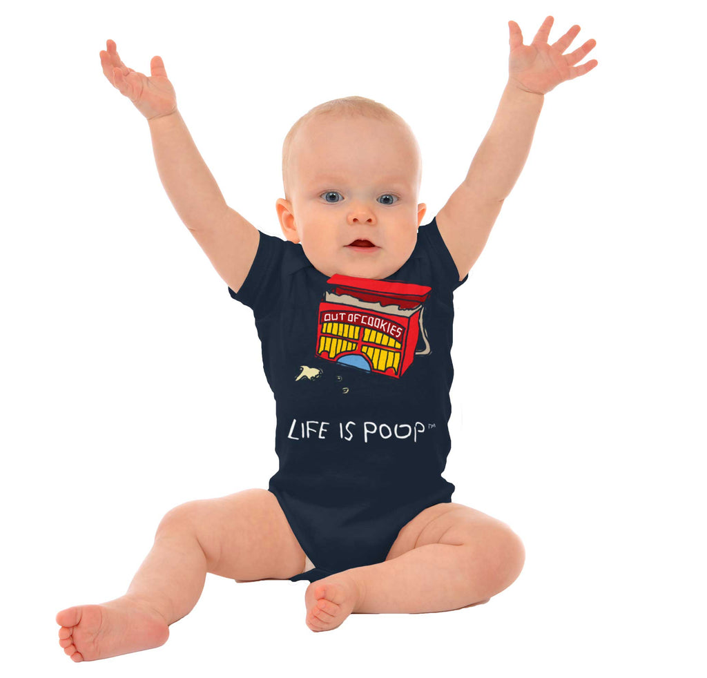 Out of Cookies Romper Bodysuit-Direct To Garment Print-Brisco Baby