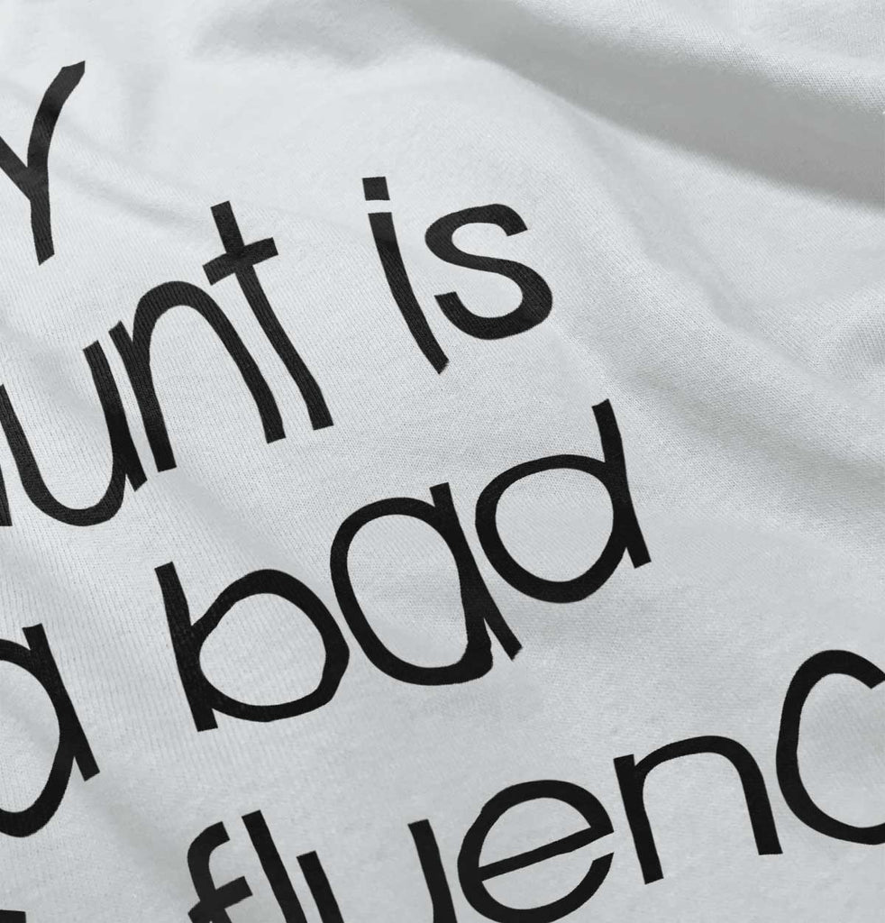 Bad Influence Infant Baby Bib-Direct To Garment Print-Brisco Baby