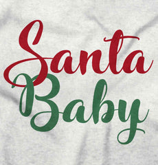Santa Baby Romper Bodysuit-Direct To Garment Print-Brisco Baby