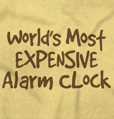 Alarm Clock Infant Toddler T Shirt-Direct To Garment Print-Brisco Baby