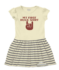 Rock Shirt Baby Striped Skirt Dress-Direct To Garment Print-Brisco Baby