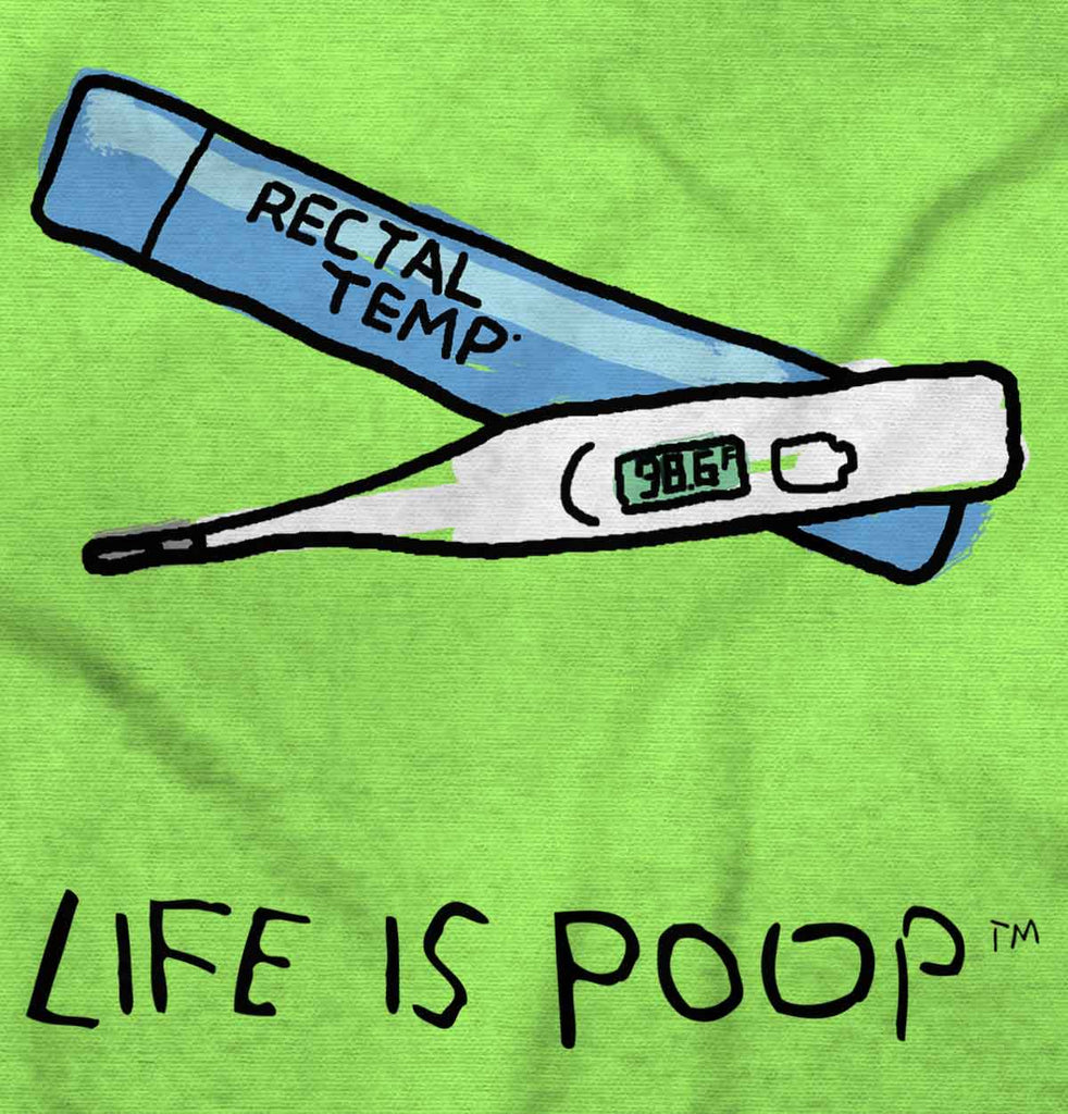 Rectal Thermometer Infant Toddler T Shirt-Direct To Garment Print-Brisco Baby
