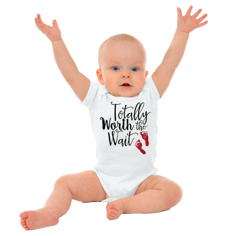 Totally Worth it Romper Bodysuit-Direct To Garment Print-Brisco Baby