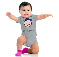Boy Logo Romper Bodysuit-Direct To Garment Print-Brisco Baby