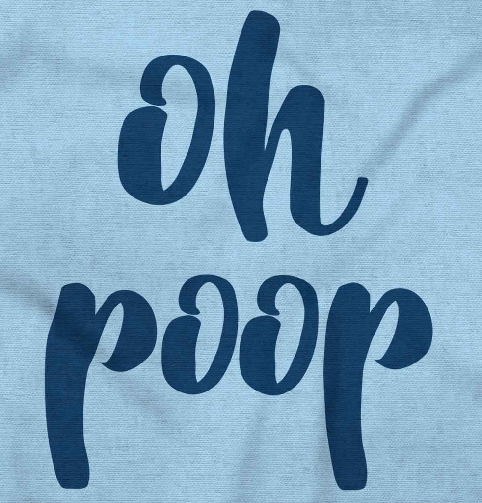 Oh Poop Romper Bodysuit-Direct To Garment Print-Brisco Baby