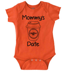 Mommy's Date Romper Bodysuit-Direct To Garment Print-Brisco Baby