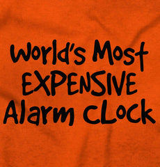 Alarm Clock Romper Bodysuit-Direct To Garment Print-Brisco Baby