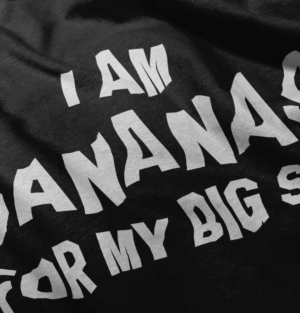 Bananas For Big Sis Romper Bodysuit-Direct To Garment Print-Brisco Baby