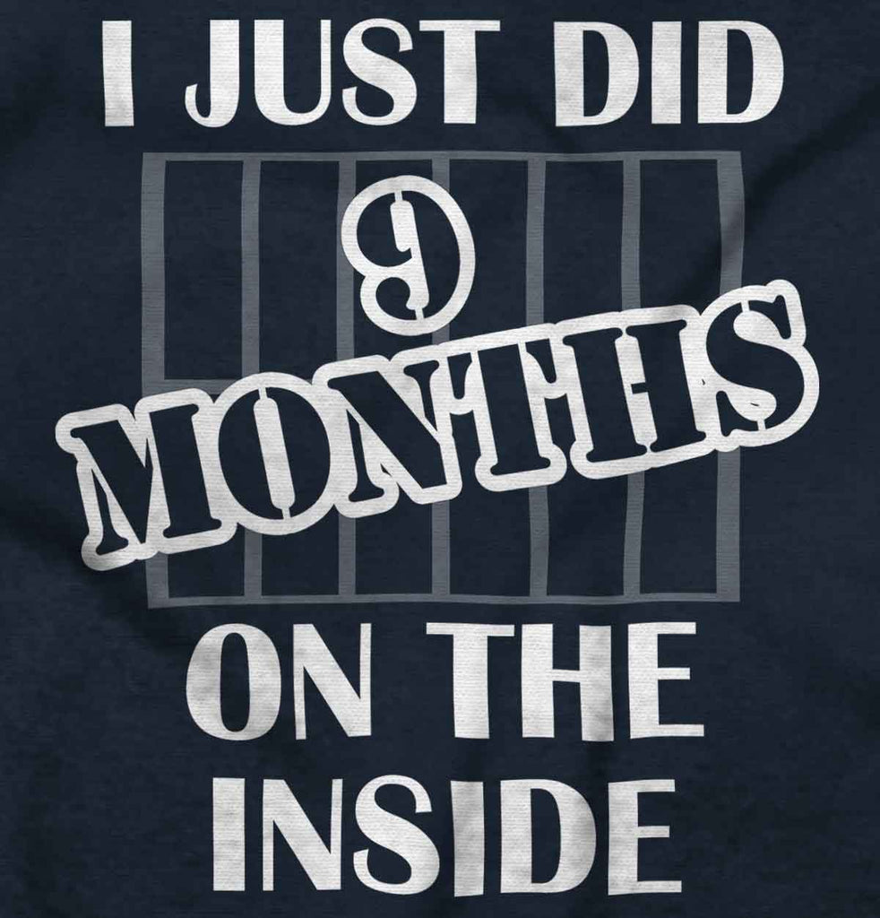 9 Months On The Inside Solid Baby Pajama Top-Direct To Garment Print-Brisco Baby